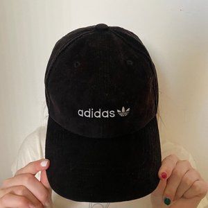 Black 100% cotton Adidas hat